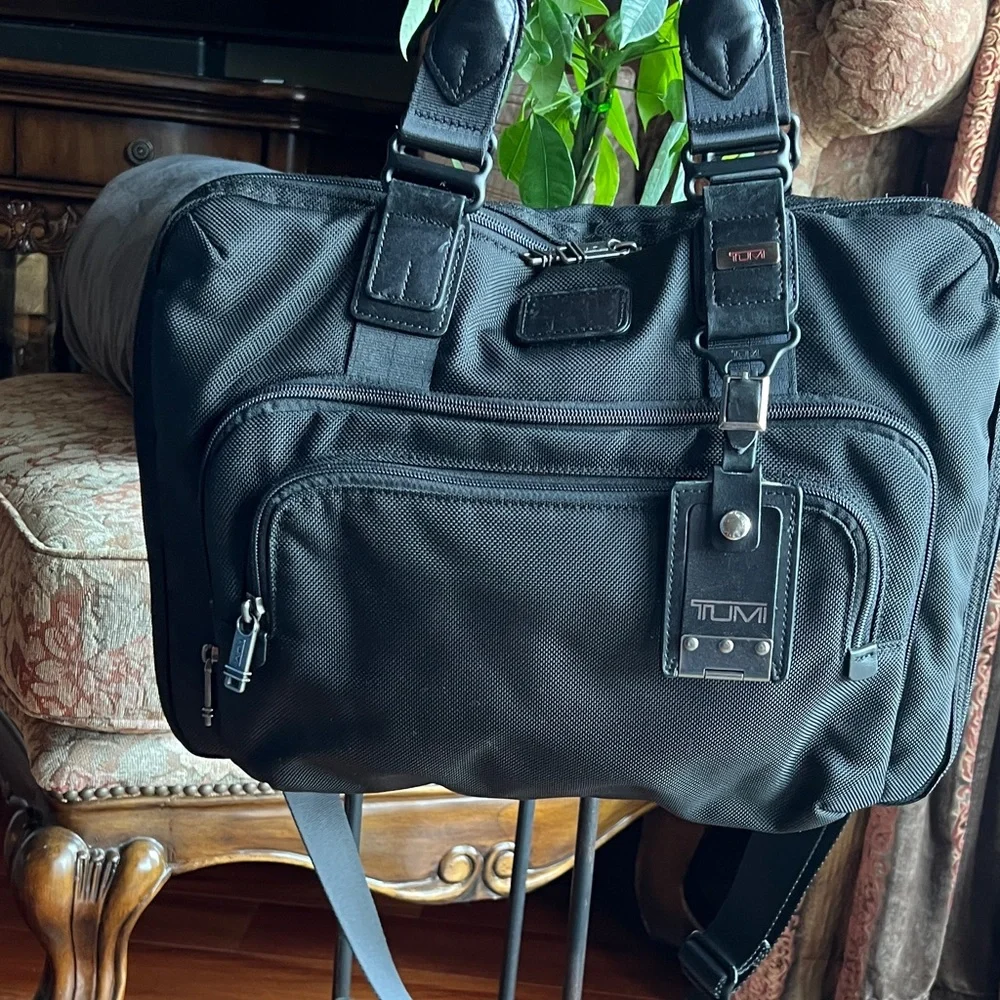 TUMI Black Men's Briefcase